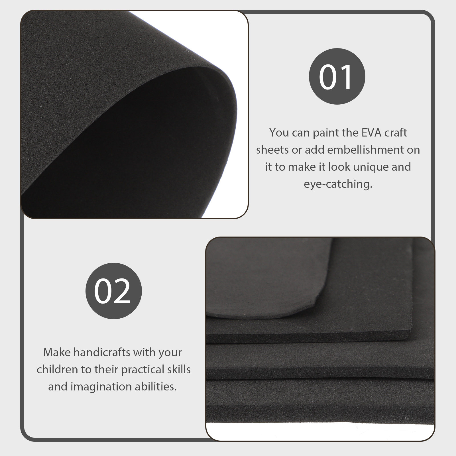 Cosplay Props Eva Foam - 4Pcs Eva Foam Board Sheets Handmade