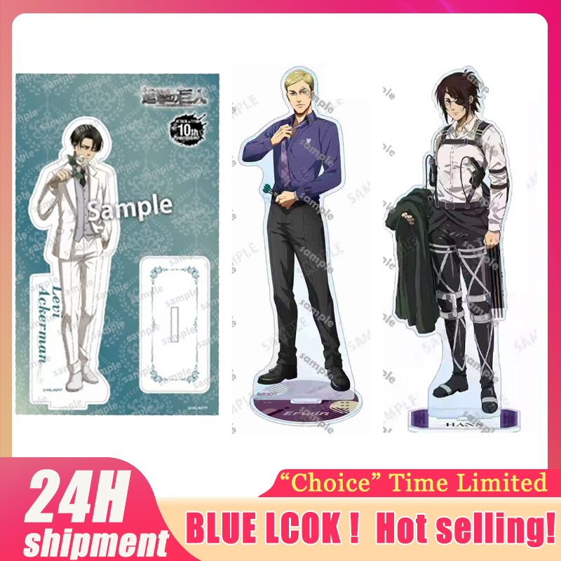 Acrylic Cosplay Prop - Attacking Giants Levi Figurine Acrylic Stand