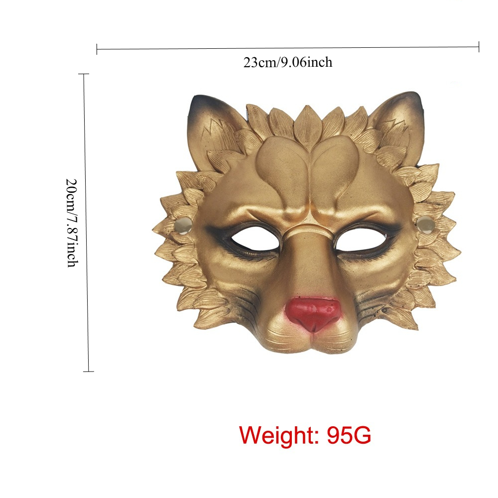Adult Halloween Lion Mask 3D P - Cosplay Props Eva Foam 评论和价格