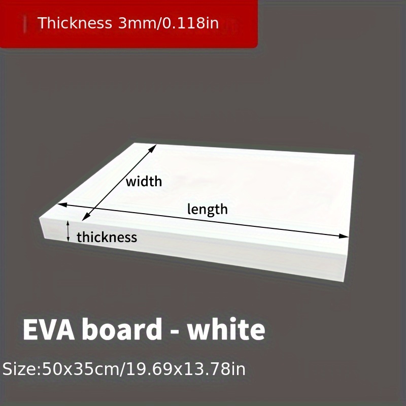 EVA Foam Board 14x19 Inch, 3mm - Cosplay Props Eva Foam 评论和价格