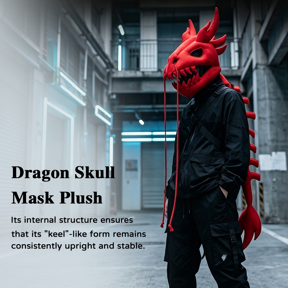 Dinosaur Skeleton Plush Headge - Cosplay Prop Patterns 评论和价格