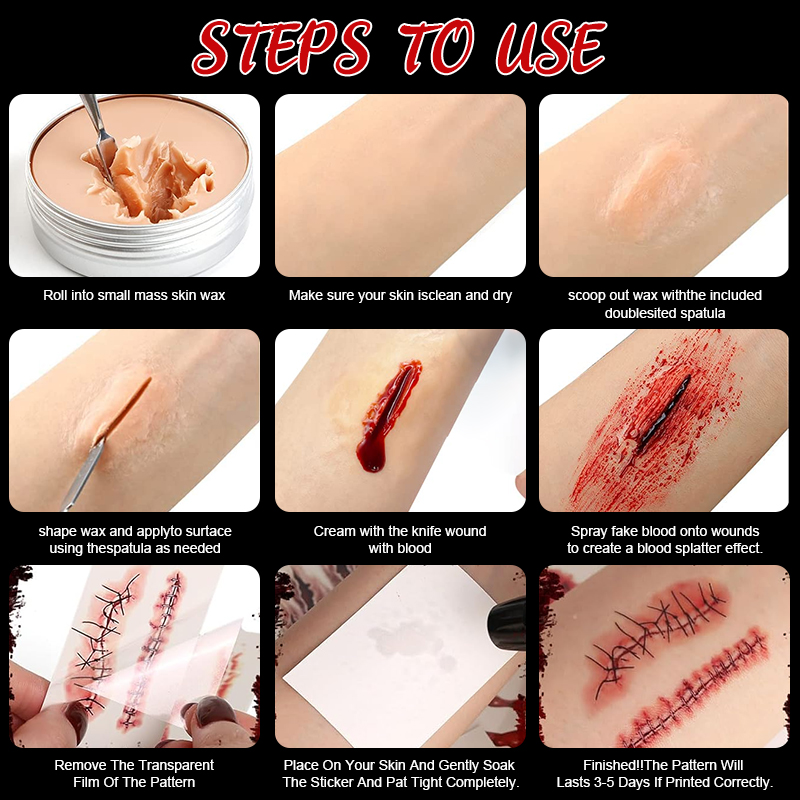 15g Realistic Washable Special - Body Paint Sfx 评论和价格