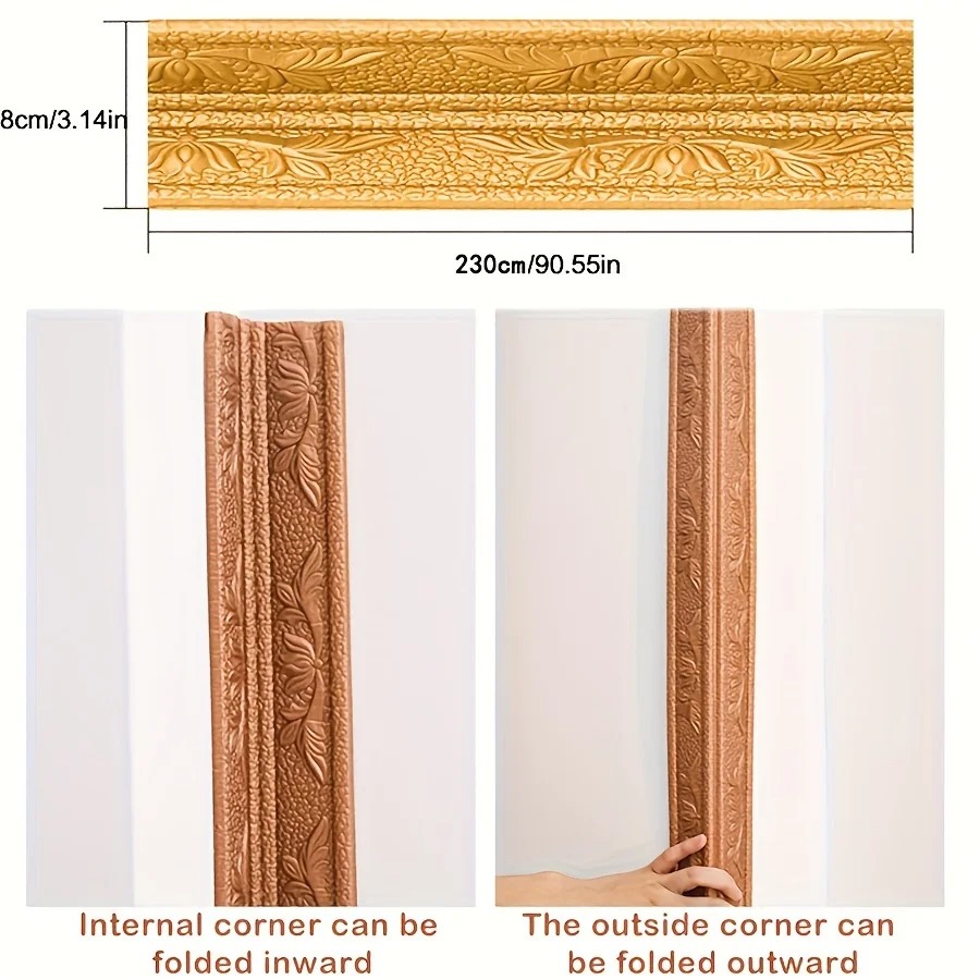 230cm Foam Wall Edge Strip Sti - Craft Foam Roll 评论和价格