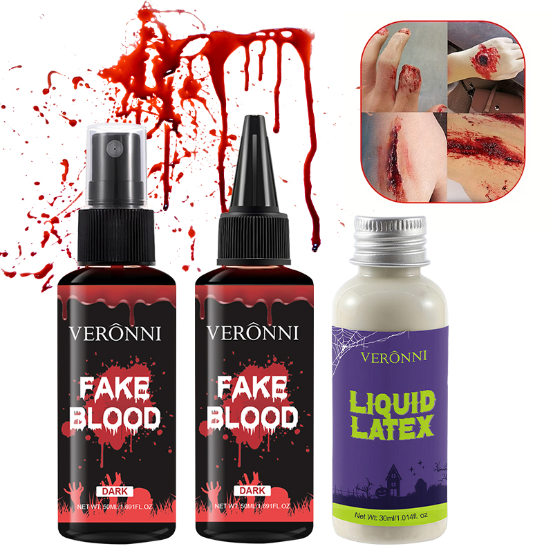 Halloween 50ml Fake Blood Spra - Body Paint Sfx 评论和价格