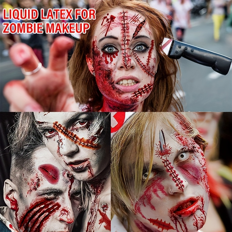 2pcs Liquid Latex Halloween SF - Body Paint Sfx 评论和价格