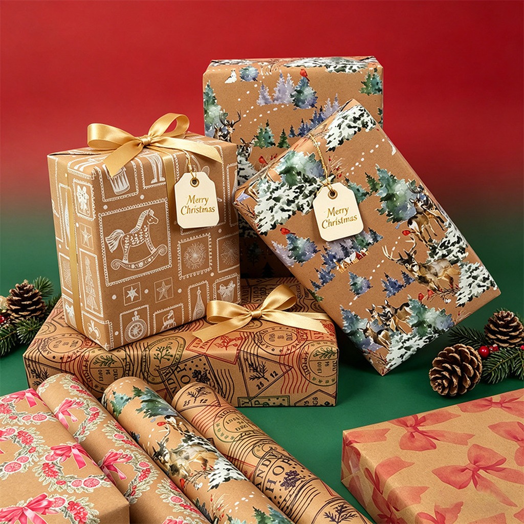 Vintage Christmas Craft Paper  - Craft Foam Roll 评论和价格