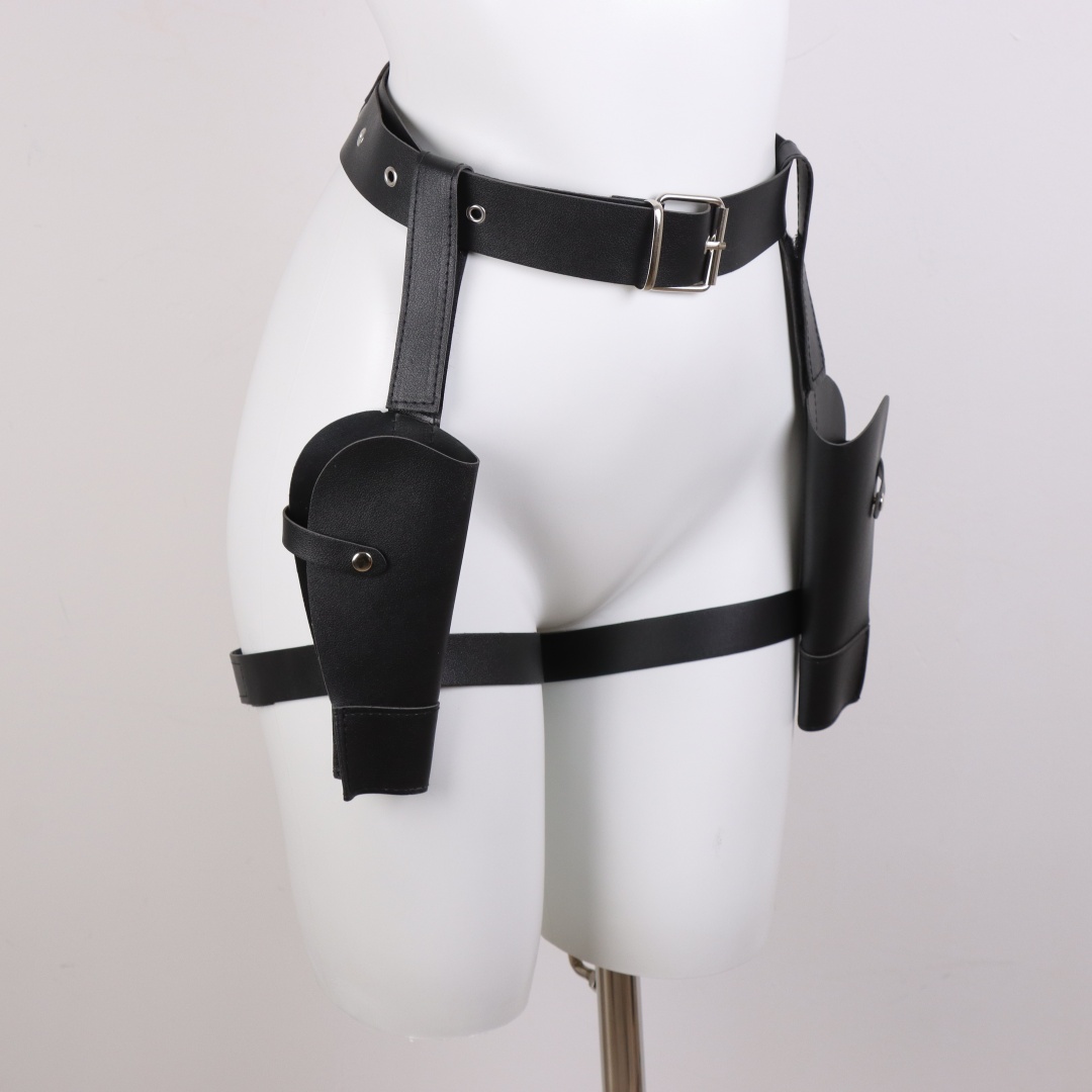 Adult Vintage PU Leather Waist - Cosplay Prop Pistol 评论和价格