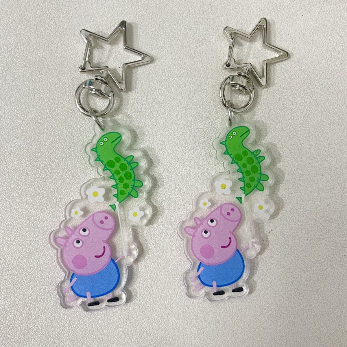 Peppa Pig George Acrylic Figur - Cosplay Prop Diy 评论和价格