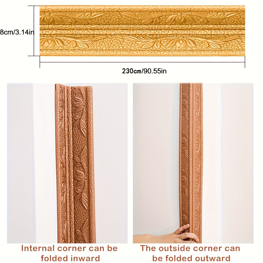 230cm Foam Wall Edge Strip Sti - Craft Foam Roll 评论和价格